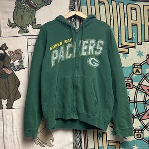 Vintage Y2K/2000's Green Bay Packers Full Zip Hoodie